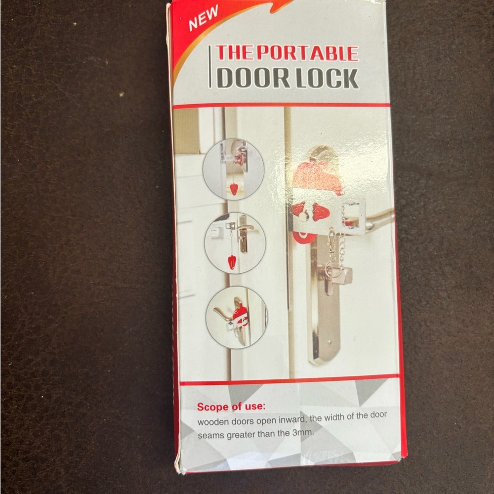 Portable door lock